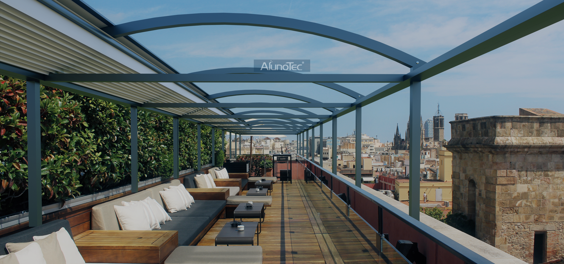 Bioclimatic Gazebo; Outdoor Awning; Waterproof Pergola