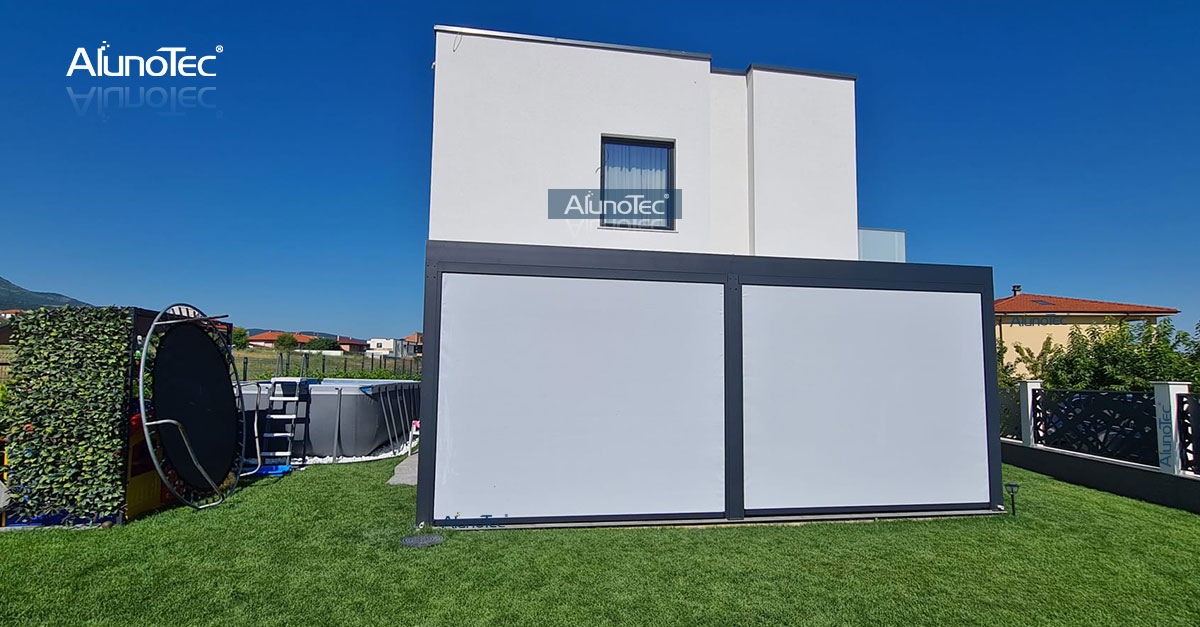 AlunoTec Outdoor Aluminum Garden Pergola