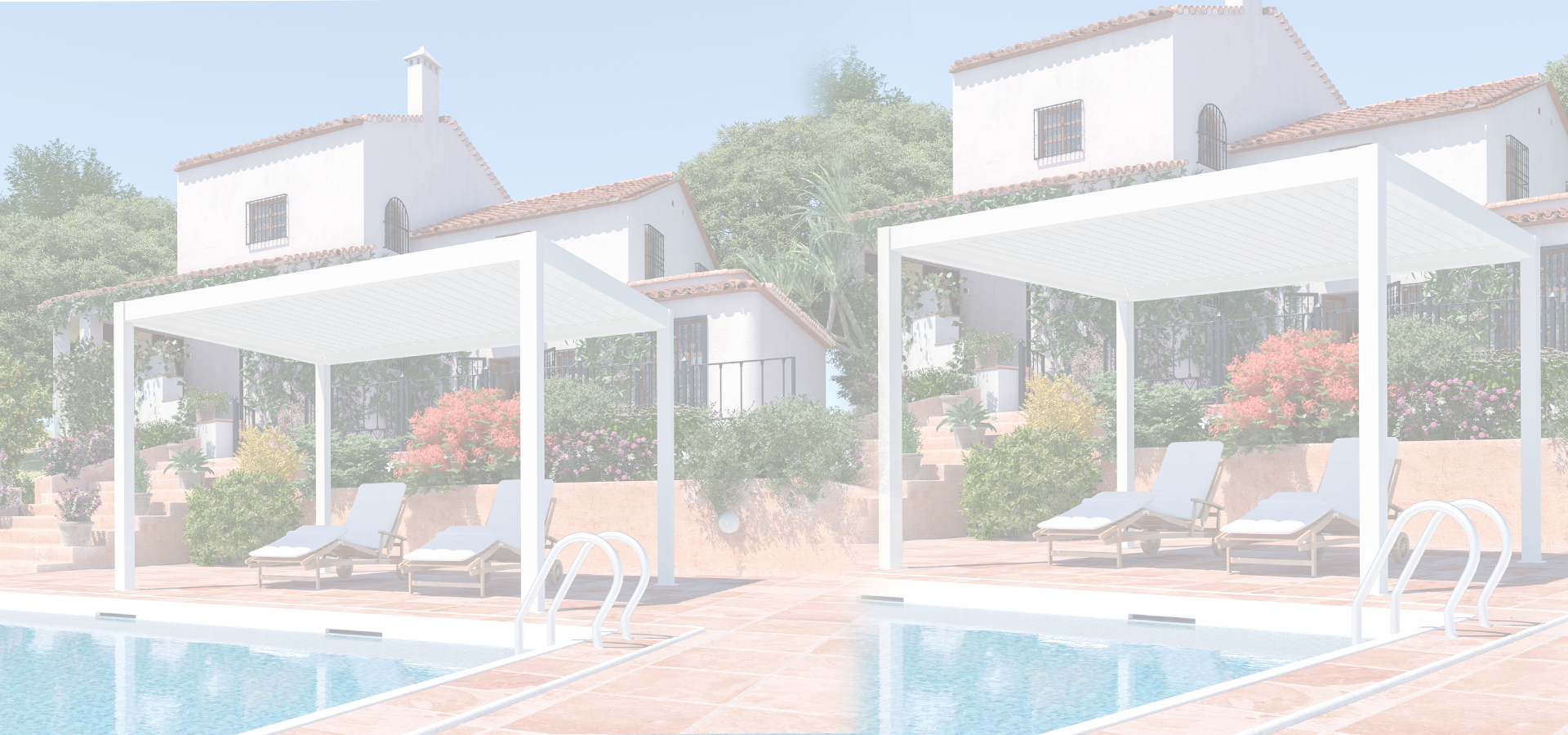 Luxury Backyard Pergola; Bioclimatic Garden Pergola; Customized Pergola